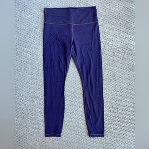 Plum Athleta Leggings